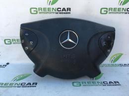 Подушка безопасности AIR BAG в рулевое колесо Mercedes E-Class (W211) 2002-2009 